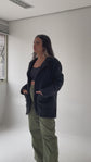blazer de moletom abraço