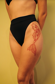 calcinha deusa dupla face preto e branco