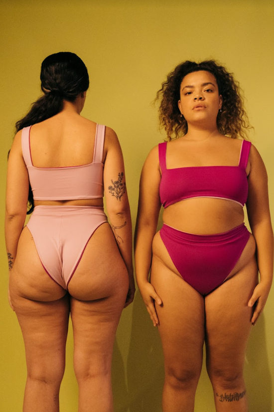 calcinha deusa dupla face roxo e lilás