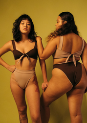 calcinha deusa dupla face café e capuccino