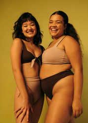 calcinha deusa dupla face café e capuccino