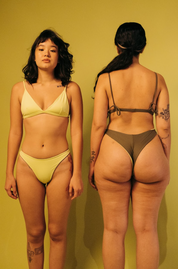 calcinha libre dupla face oliva e verdinho