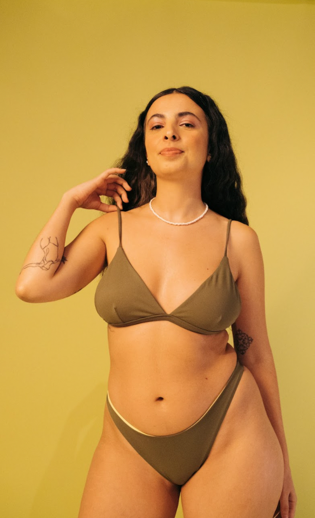 calcinha libre dupla face oliva e verdinho