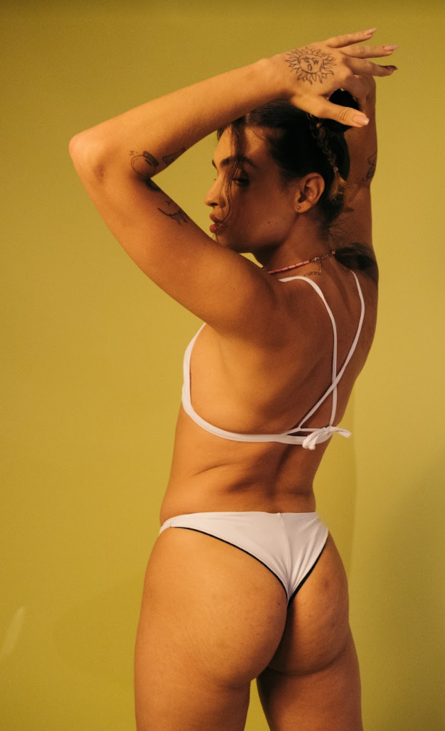 calcinha libre dupla face preto e branco