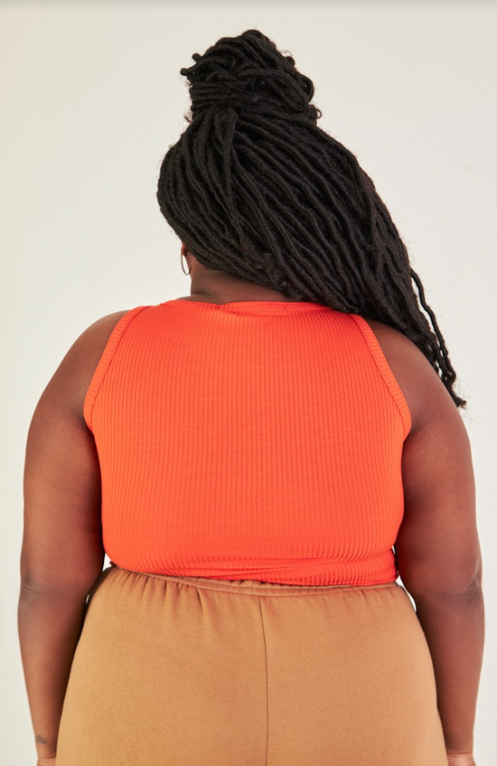 cropped alcinha tomate