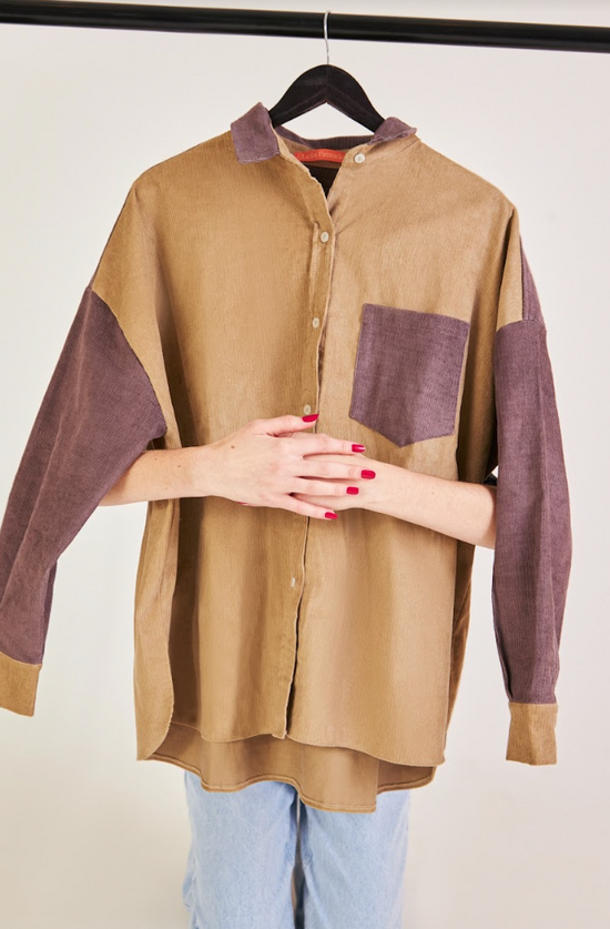 jaqueta-camisa abraço veludo cotelê clara