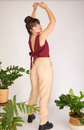 calça alfaiataria elos creme
