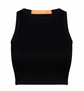 cropped alcinha preto