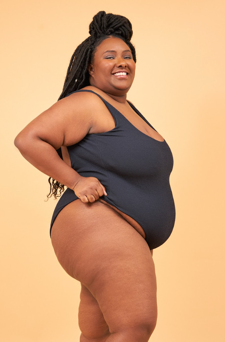 maiô espelho canelado