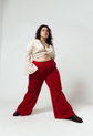 pantalona canelada coragem