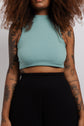 cropped golinha azul