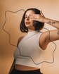cropped golinha branco