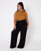 blusa elos sem mangas caramelo