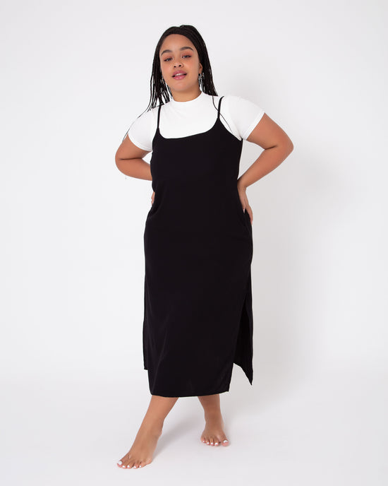 vestidão midi levinho