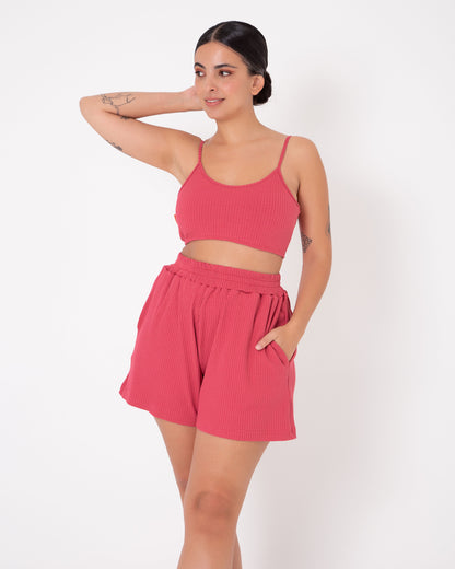 short canelado coragem