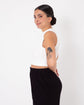cropped golinha branco