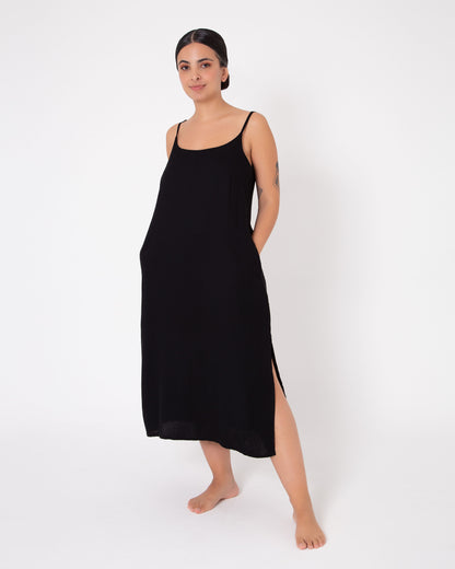 vestidão midi levinho