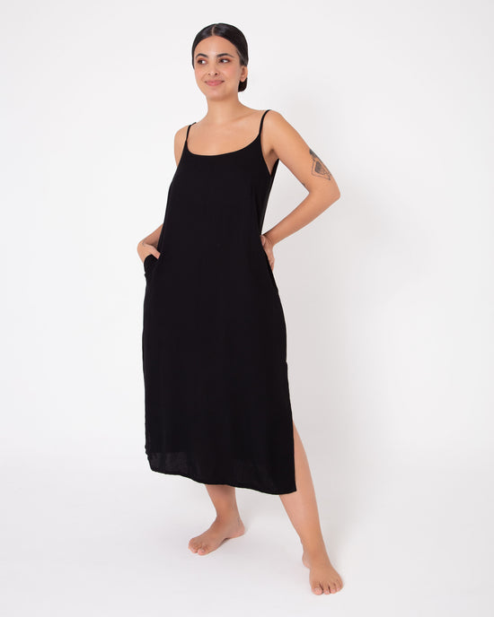 vestidão midi levinho